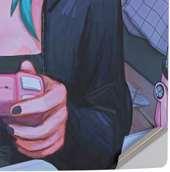 Skinit Decal Gaming Skin Compatible with PS5 Slim Digital Edition Console - Officially Licensed Anime Catgirl Gamer Nerd by Ivy Dolamore Design