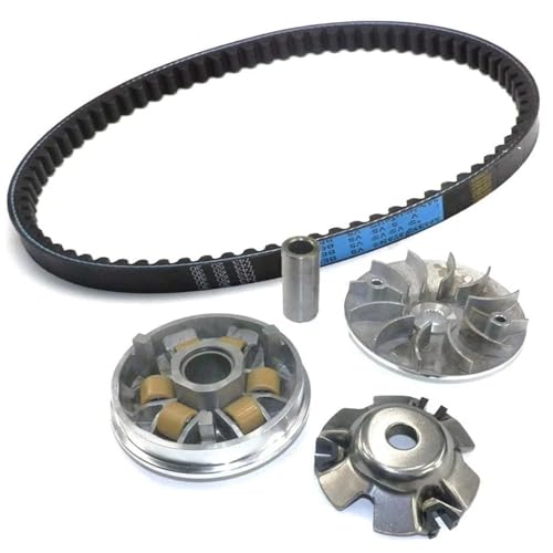 Correa Transmisión Multirib Para GY6 125 150cc Scooter Ciclomotor Motocicleta Ventilador Embrague Variador Peso Rodillos Variador Ventilador Correa Transmisión 743 832 20 30(743 kit)