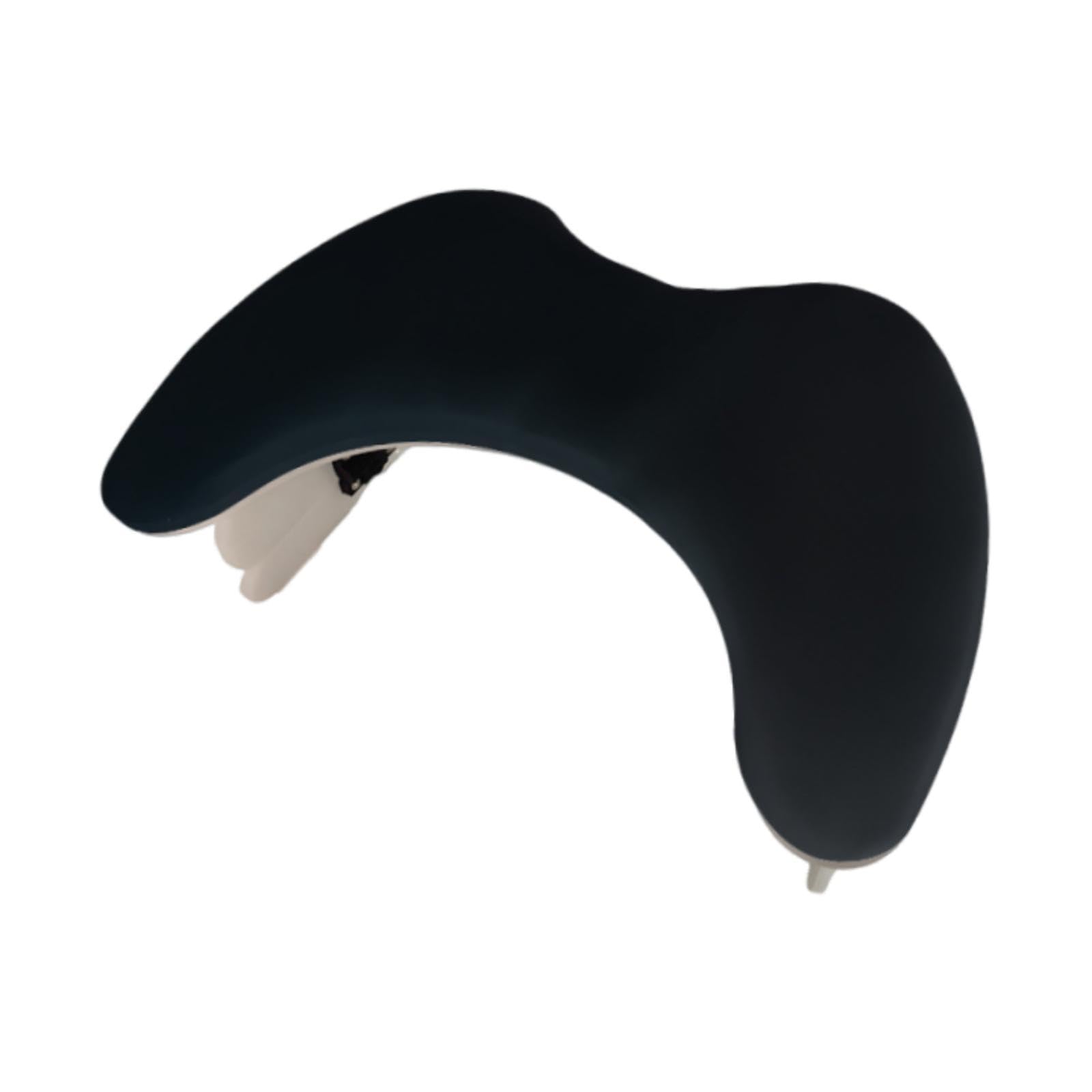 Cuscino per Manicure Poggiapolso Poggiabraccio Unghie Cuscino Manicure Pieghevole Altezza Regolabile PU Comodo per Trattamento Lungo Adatto a Salone S, Nero Senza Staffa