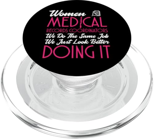 Vêtements de coordonnateur des dossiers médicaux - Coordonnateurs Design PopSockets PopGrip pour MagSafe