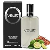 PB ParfumsBelcam Vault Eau De Toilette Spray for Men – Bold Fresh Musk with Bergamot, Sandalwood & Sweet Grass Notes, Long-Lasting Masculine Fragrance, Affordable Perfume – 3.4 Fl Oz