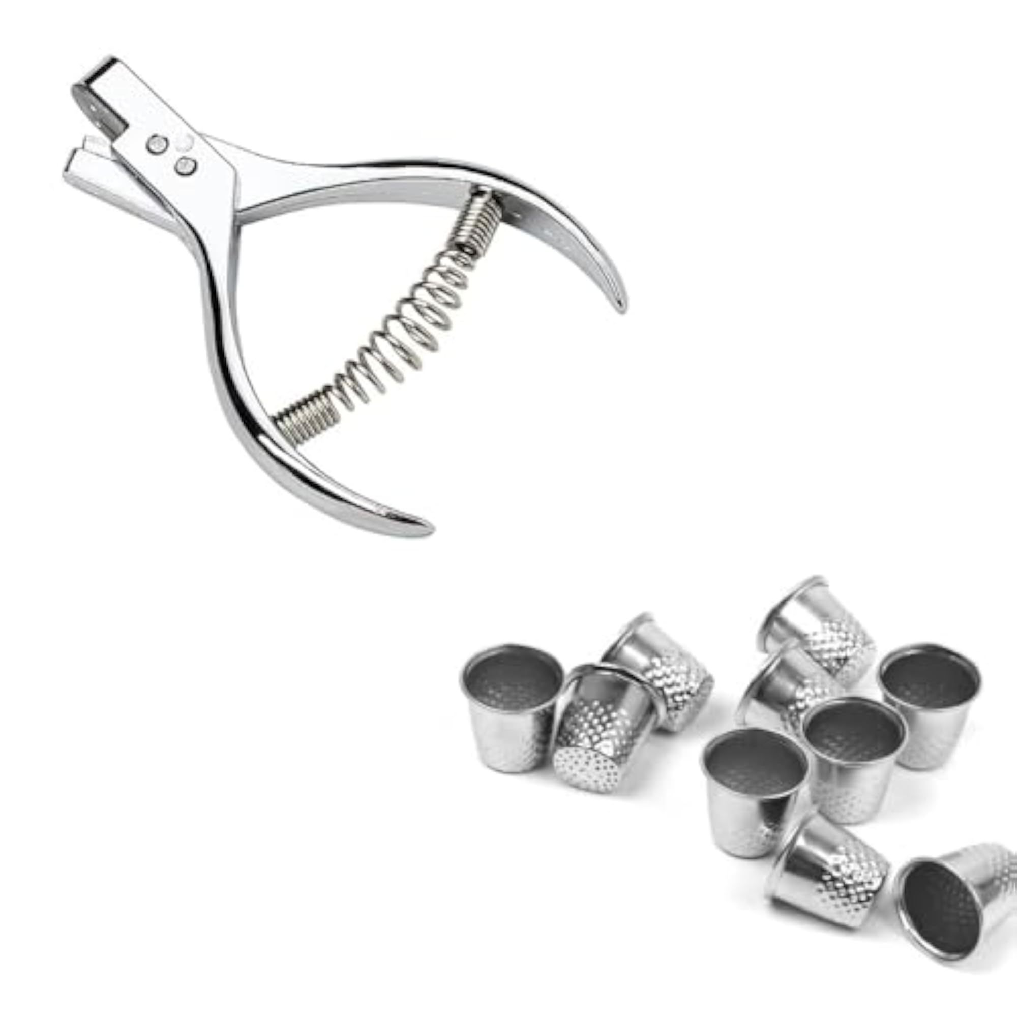 Sewing Combo Set, Pattern Notcher & 4 Thimbles