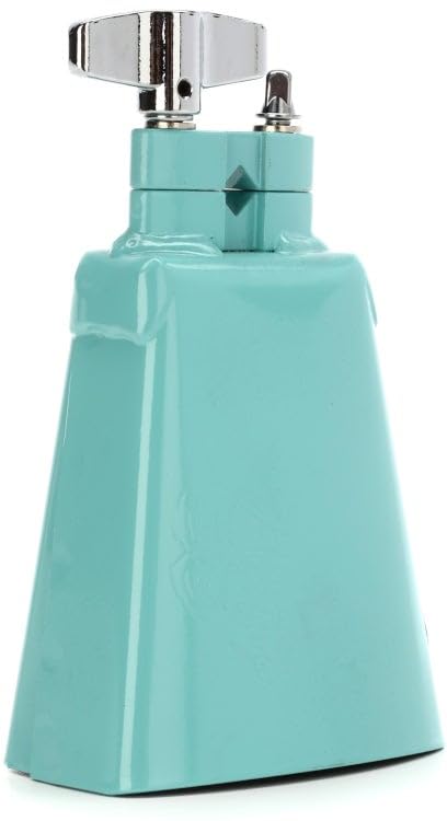 Cloche Giovanni Latin Percussion turquoise instrument cloche a vache 4 pouces LP570G1