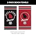 Northwest Georgia Bulldogs NCAA Homebreak Beach Towel 2 Pack 30 x 60 Inches