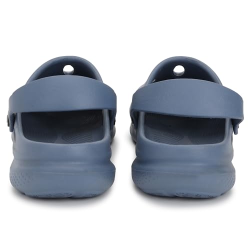 Image of CHUPPS Gator Clogs for Men | Lightweight EVA Clogs | Anti-Slip Sole | Cushioned Footbed | Breathable Ventilation | Adjustable Back Strap | Waterproof Casual Garden Clogs for Men