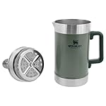 STANLEY 10-02888-007 The Stay-Hot French Press Hammertone Green 48OZ / 1.4L - Image 4