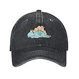 carino piccolo dinosauro e bird unisex visiera baseball cappellino regolabile berretto da baseball cotone cappelli da papà per viaggi all'aperto estivo