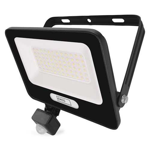 Foco LED 50W sensor movimiento exterior IP54 impermeable EMOS GLARO blanco neutro 2