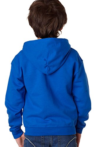 Gildan Boys Heavy Blend Full-Zip Hooded Sweatshirt(G186B)-Sport Grey-L3
