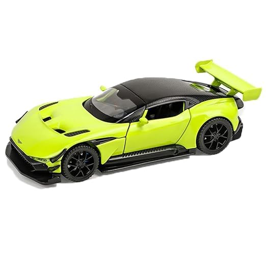Image of WORSHIPER 1:32 AST-Ron Martin Vulcan Die-Cast Metal Pull Back Car with 6 Openable Doors with Sounds and Lights Toy Decoration Car Best Gift Toys for Kids【Green Color】