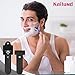 Kailund Razor Travel Case, PU Leather Safety Razor Case for Men, 5.5