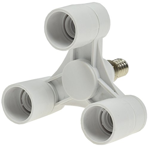 Preisvergleich Produktbild Lampensockel Adapter E14 3-fach für Foto Studio, Softbox, Lampenschirm