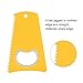 oceanside Surfboard Cleaning Tool, Quality Portable Surfboard Board Wax Comb Remover Cleaning Tool Accessory(Yellow)