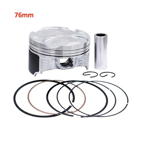 Kit segments piston 76mm pour réparer perte compression CBR250