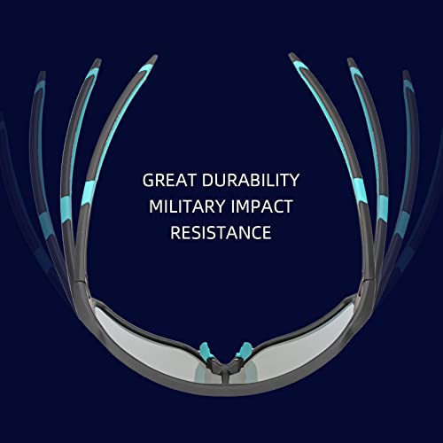 Image of ROCKBROS Polarized Sports Sunglasses Men Women - UV400 Protection Goggle with Myopia Frame for Running Cycling Driving