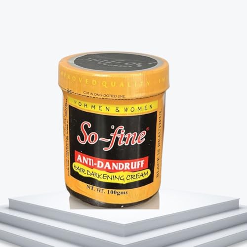 So-Fine Anti-Dandruff Hair Scalp Moisturizers| Dry, Itchy Scalps Dandruff Treatment| Cream-Based Texture(100gm)