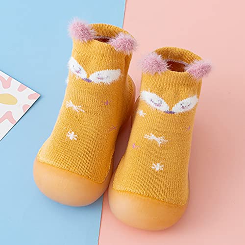 CsgrFagr Crianças meninos meninas animais desenhos animados meias sapatos criança lã quente meias de