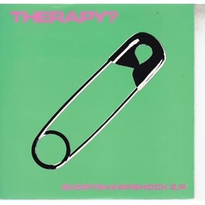 THERAPY? shortsharpshock e.p, limited edition pink vinyl, 7 inch single, AM 208
