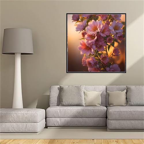 Diamond Painting adulte arbre à fleurs pour évacuer le stress et décorer sa maison