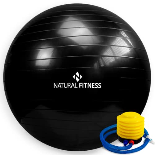 Bola de Pilates Bola Suiça 75cm para Pilates Yoga Anti Estouro Fitness Fisioterapia Para Exercícios