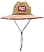 Life is Good Men's Straw Hat - Breathable Wide-Brimmed Woven Beach Sun Hats for Men - Lifeguard Sun Protection Hat, Size OneSize, Red