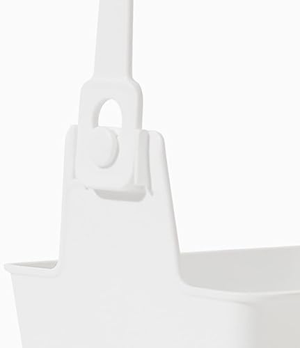 Miniatura 4 de Cesta de almacenamiento con gancho para colgar, organizador de suministros de ducha para el hogar, para baño, inodoro, contenedor multifuncional,