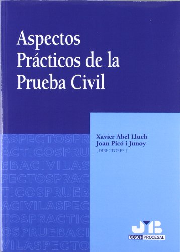 Portada de Aspectos Prácticos de la Prueba Civil