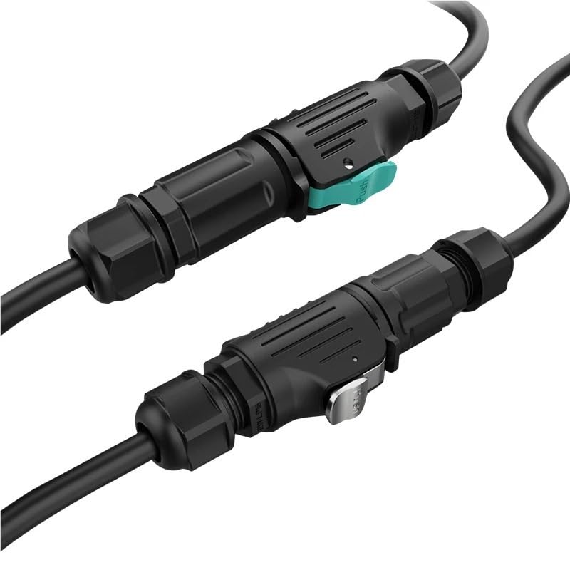 Prise d'aviation étanche IP68 LP20-5Pin connecteur mâle femelle à vis