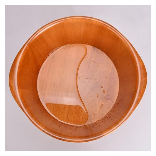 Tina para pies de madera maciza de roble 36x34 cm miniatura 3