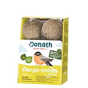 Donath 12011 Energiebol Insecten – mezenbol in een bio-netje – 100g per bol – de bol voor fijnproevers – waardevol…