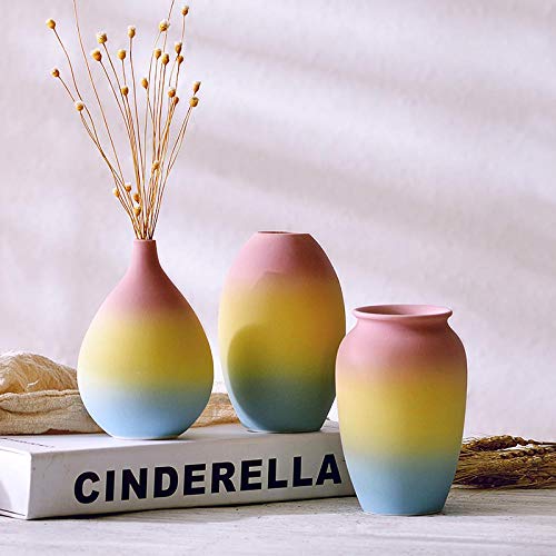 Vase céramique arc-en-ciel petit cadeau déco fée