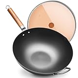 王源吉 中華鍋32cm 炒め鍋 深型 鉄鍋 