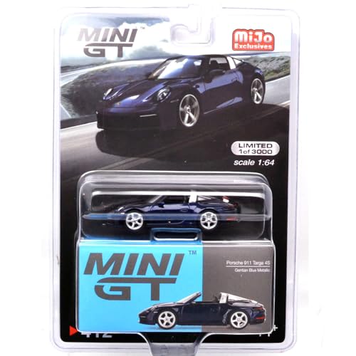 Miniature Porsche 911 Targa 4S 1:64 luxe exclusivité MiJo Toys MINI GT