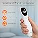 SimpliCare AET-R842 FDA 510(k) Cleared Medical Grade Infrared Thermometer | Dual-Mode Ear Canal (Tympanic) & Forehead Fever Thermometer for Babies, Infants, Toddlers, Kids & Adults