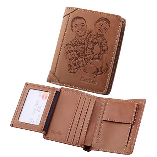 Billeteras para Hombre,Cartera con Foto Personalizada Cover