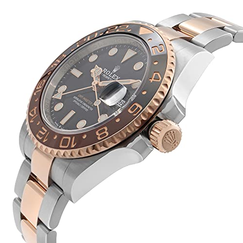 Rolex GMT-Master II Black Dial Automatic Stainless Steel and 18kt Rose Gold 126711CHNR3