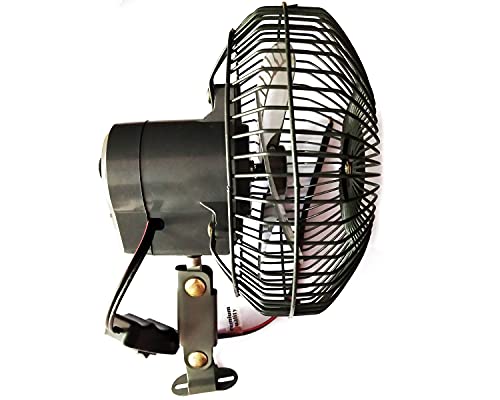 Image of WolkomHome Fan 12-Volt 7-inch for Car, Truck, Home, Kitchen, Office