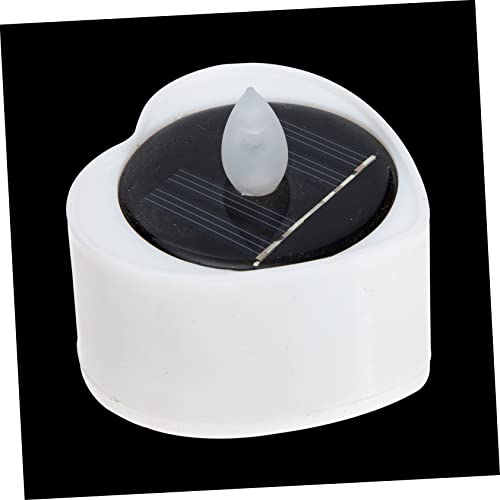 HAMPPLIES Lámpara Vela Solar LED Exterior Luz Jardín Decorativa para Patio Boda y Fiesta Energía Renovable Efecto Natural