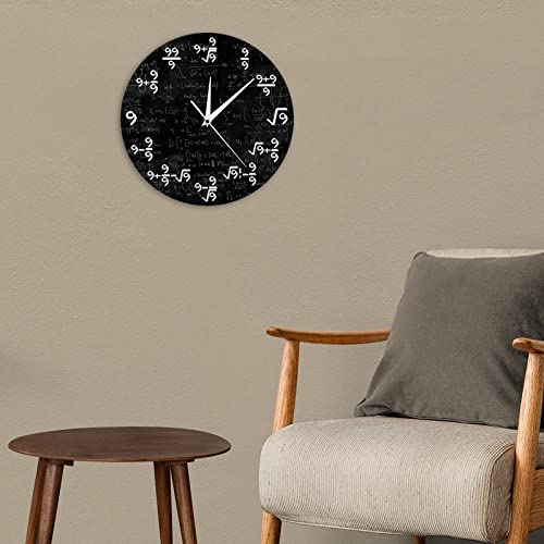 Horloge Murale Équations Mathématiques Cadran Unique Finition Soignée - 7