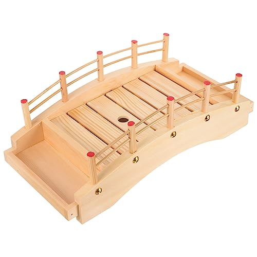 OSALADI Sushi Bridge Delicate Sushi Tray Sushi Boat Sushi Plate Sashimi Serving Plates Service Plate Sushi Container Sauce Condiment Tray Desserts Bridge Appetizer Dish Creative Dish