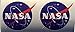 SBD Decals 2 NASA Aerospace Rotonda Die Cut Stickers
