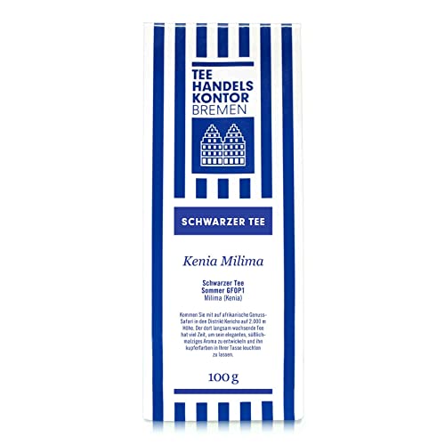 Hochwertiger, loser Schwarzer Tee Kenia Milima | Schwarzer Tee 100 g lose | Schwarztee aus den besten Teegärten | Aus traditioneller Herstellung | TEE HANDELSKONTOR BREMEN Cover