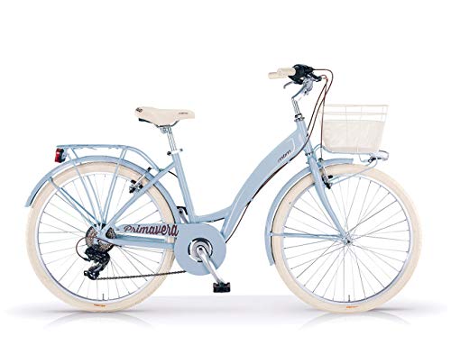 238/20 MBM Primavera Mono 28 all 6V, Bici Unisex Adulto, Azzurro A25, XX
