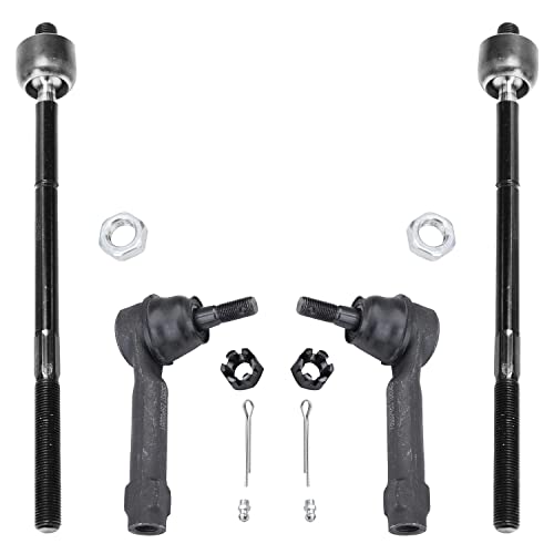 Image of Detroit Axle - 10pc Front End Suspension Kit for 01-03 Chrysler Voyager, 01-04 Town & Country Dodge Grand Caravan, 2 Lower Control Arms Ball Joints 4 Front Rear Sway Bars 4 Inner Outer Tie Rods