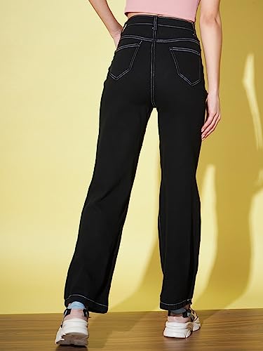 Image of GUTI Womens High Rise Ankle Length Jeans