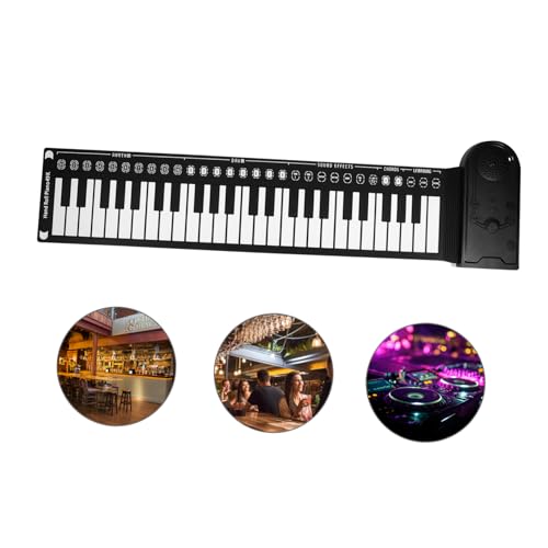 Toyvian 49 Rouleau Piano Piano Roulé À La Main Pliable Portable Électrique Piano Clavier Portable Clavier Piano Flexible Piano Clavier Numérique Enfant Piano Électronique Orgue Numéro - Les Beatles, Paul McCartney, John Lennon, RIngo Starr, George Harrison Toyvian 49 Rouleau Piano Piano Roulé À La Main Pliable Portable Électrique Piano Clavier Portable Clavier Piano Flexible Piano Clavier Numérique Enfant Piano Électronique Orgue Numéro – Image 7