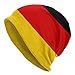 Germany German Flag Beanie Chemo Hat Cancer Headwear Knitted Hats Baggy Slouchy Scarf for Women & Men