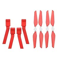 Kit Protection Drone FIMI X8 SE - Hélices + Train D'atterrissage + Garde-hélices - Blanc/rouge - Améliore Sécurité Et Stabilité
