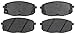 ACDelco 17D1397CH Professional Ceramic Front Disc Brake Pad Set