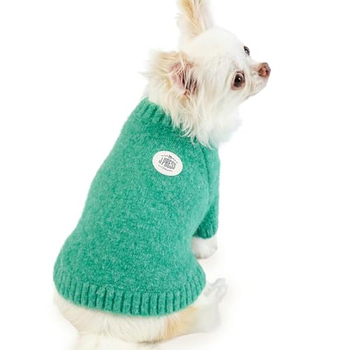 ペットパラダイス 犬 服 冬 シャギー 風 グリーン ニット J.PRESS 保温 暖かい 防寒 防寒対策 小型犬 【参考 DS 中くらいダックス (〜5kg) ペットパラダイス国内直営店72店舗展開2025/10/1時点】 注目